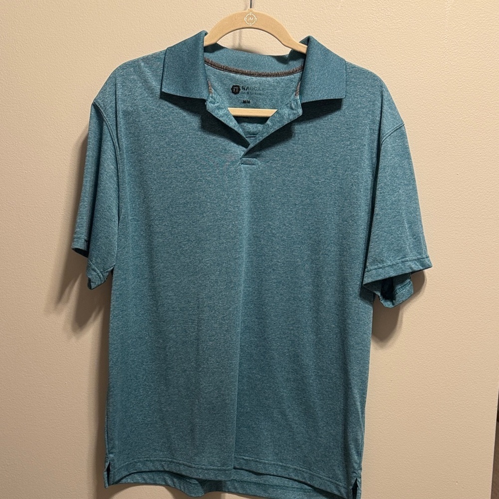 Men's Haggar Teal Polo Shirt